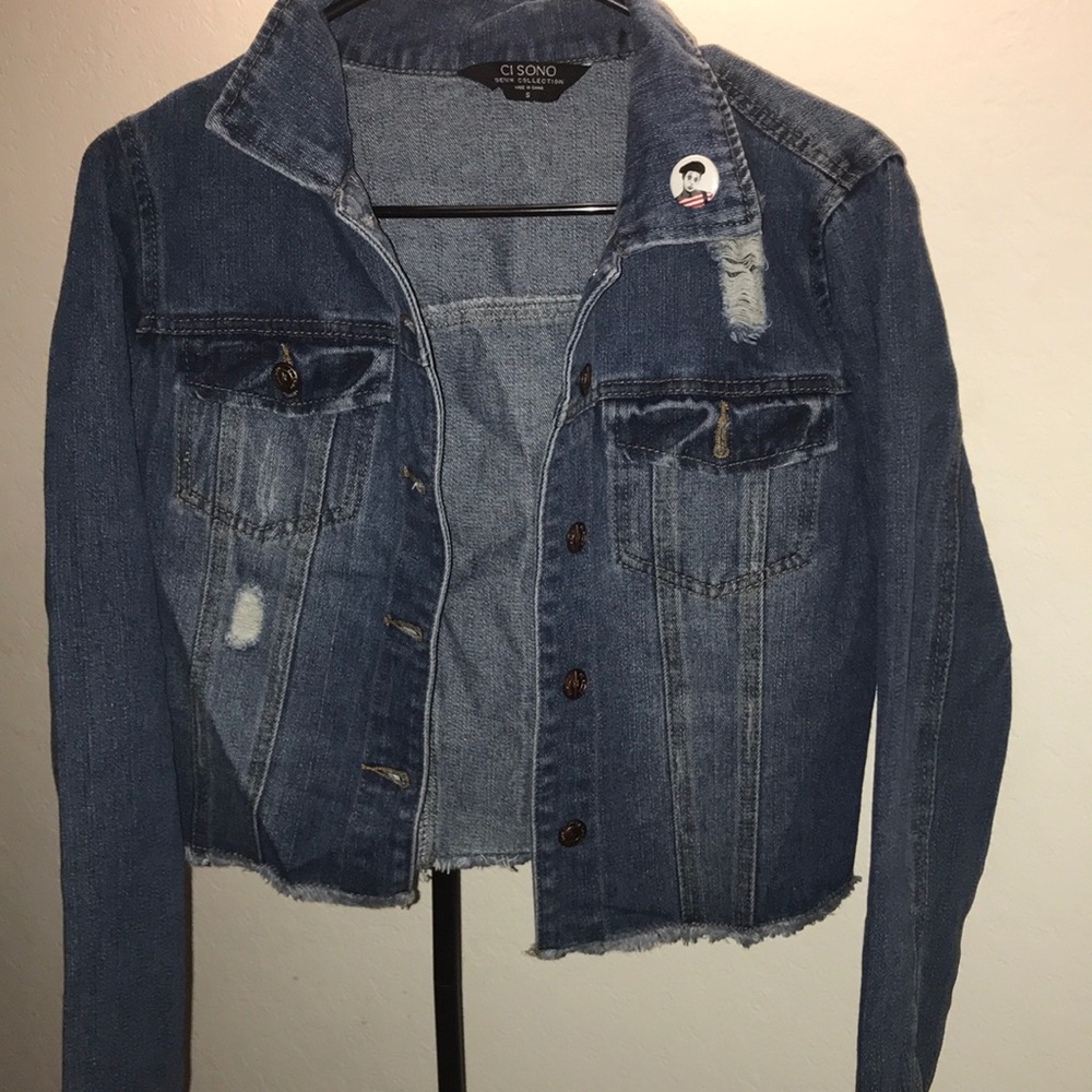 Semi crop jean jacket